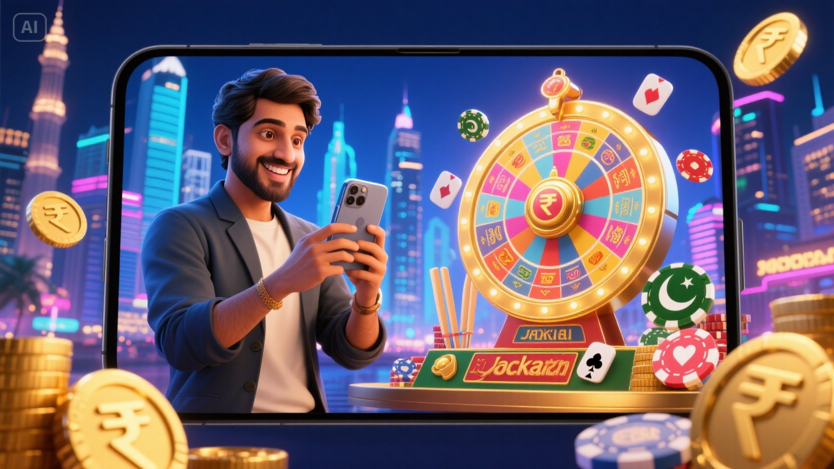 Casino 3Card Heroes desktop and mobile interfaces